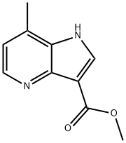 Methyl 7-methyl-1H-pyrrolo[3,2-b]pyridine-3-carboxylate 구조식 이미지