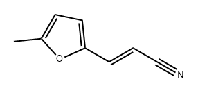 2-Propenenitrile, 3-(5-methyl-2-furanyl)-, (2E)- Structure