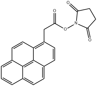 1-Pyreneacetic acid, succiniMidyl ester [1-Pyreneacetic acid N-hydroxysucciniMide ester] Structure