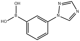 Boronic acid, B-[3-(1H-1,2,4-triazol-1-yl)phenyl]- Structure