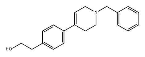 Benzeneethanol, 4-[1,2,3,6-tetrahydro-1-(phenylmethyl)-4-pyridinyl]- 구조식 이미지