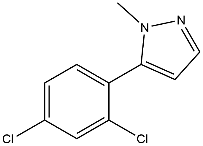 5-(2,4-Dichlorophenyl)-1-methyl-1H-pyrazole Structure