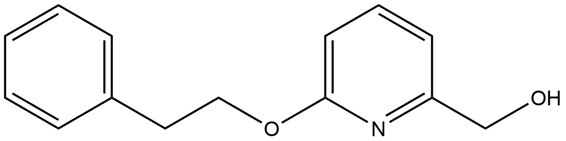 6-(2-Phenylethoxy)-2-pyridinemethanol Structure