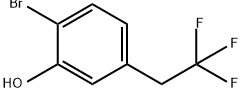 2-bromo-5-(2,2,2-trifluoroethyl)phenol Structure