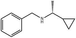 Benzenemethanamine, N-[(1R)-1-cyclopropylethyl]- Structure