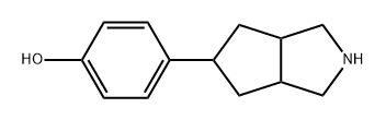 Phenol, 4-(octahydrocyclopenta[c]pyrrol-5-yl)- Structure