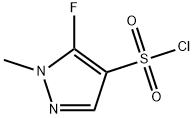 5-fluoro-1-methyl-1H-pyrazole-4-sulfonyl chlorid Structure