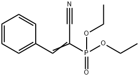 (α-Cyanostyryl)phosphonic acid diethyl ester Structure