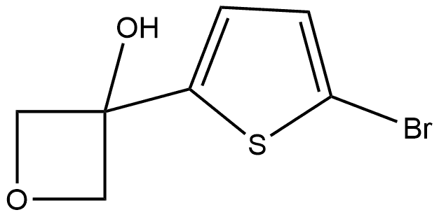 3-(5-bromothiophen-2-yl)oxetan-3-ol Structure