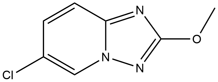 6-Chloro-2-methoxy[1,2,4]triazolo[1,5-a]pyridine 구조식 이미지