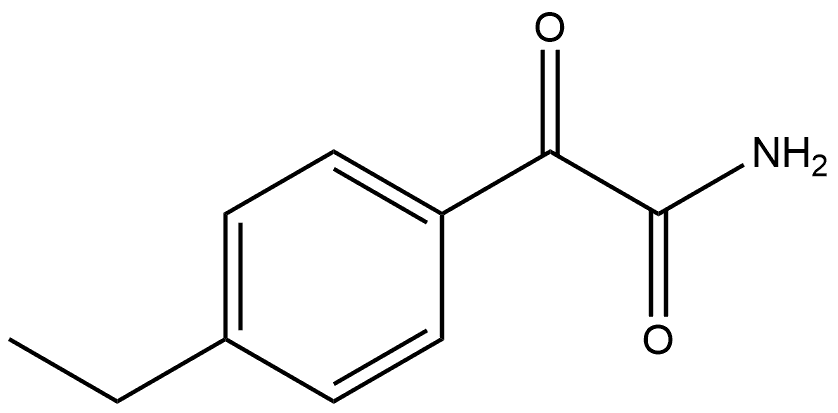 4-Ethyl-α-oxobenzeneacetamide Structure