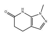 6H-Pyrazolo[3,4-b]pyridin-6-one, 1,4,5,7-tetrahydro-1-methyl- 구조식 이미지