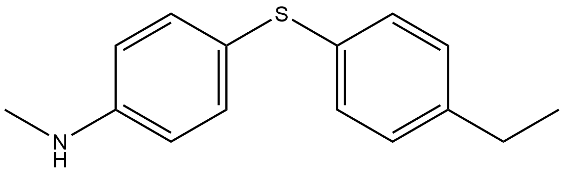 4-[(4-Ethylphenyl)thio]-N-methylbenzenamine Structure