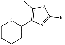 2-bromo-5-methyl-4-(oxan-2-yl)-1,3-thiazole Structure