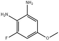 1,2-Benzenediamine, 3-fluoro-5-methoxy- Structure