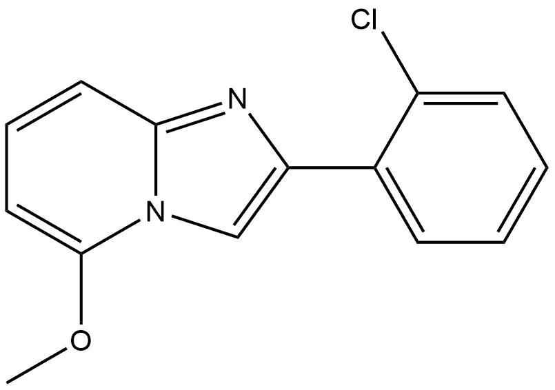 2-(2-Chlorophenyl)-5-methoxyimidazo[1,2-a]pyridine Structure