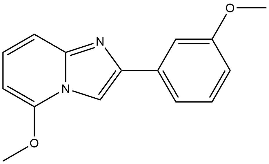 5-Methoxy-2-(3-methoxyphenyl)imidazo[1,2-a]pyridine Structure