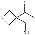 Ethanone, 1-[3-(hydroxymethyl)-3-oxetanyl]- Structure