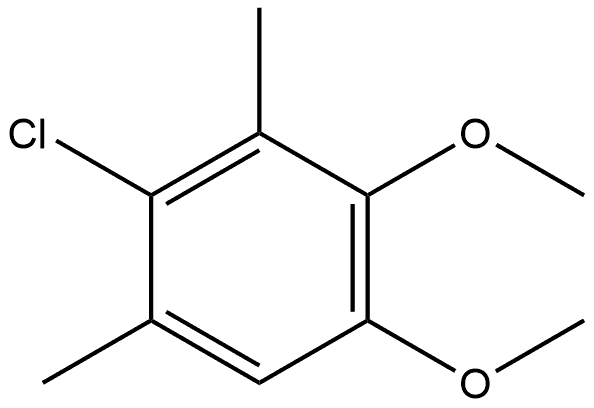 2-Chloro-4,5-dimethoxy-1,3-dimethylbenzene Structure