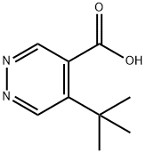 5-(tert-butyl)pyridazine-4-carboxylic acid Structure