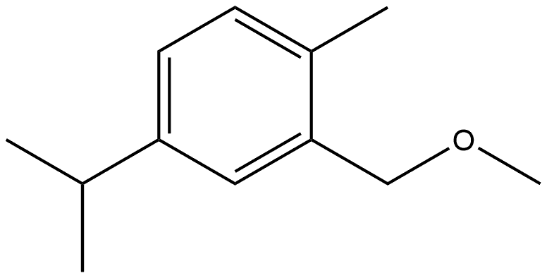 2-(Methoxymethyl)-1-methyl-4-(1-methylethyl)benzene Structure