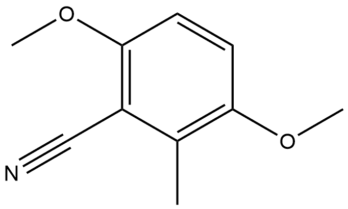 3,6-Dimethoxy-2-methylbenzonitrile Structure