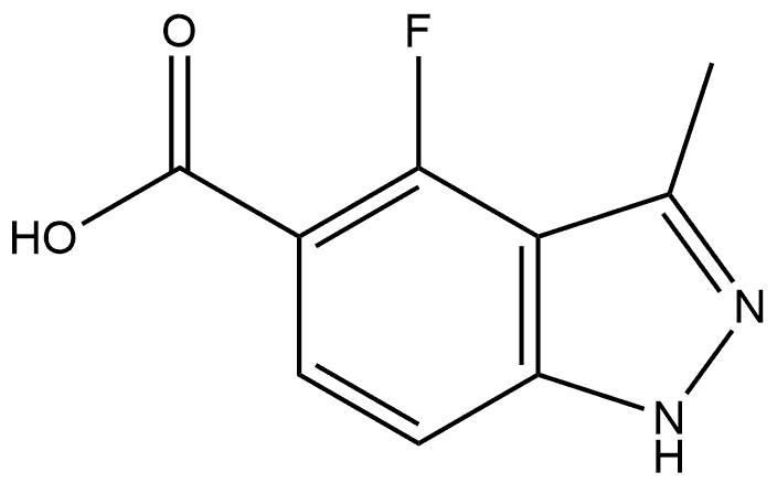 4-fluoro-3-methyl-1H-indazole-5-carboxylic acid Structure