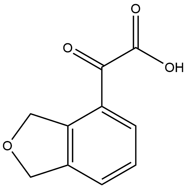 1,3-Dihydro-α-oxo-4-isobenzofuranacetic acid Structure