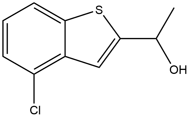 4-Chloro-α-methylbenzo[b]thiophene-2-methanol Structure