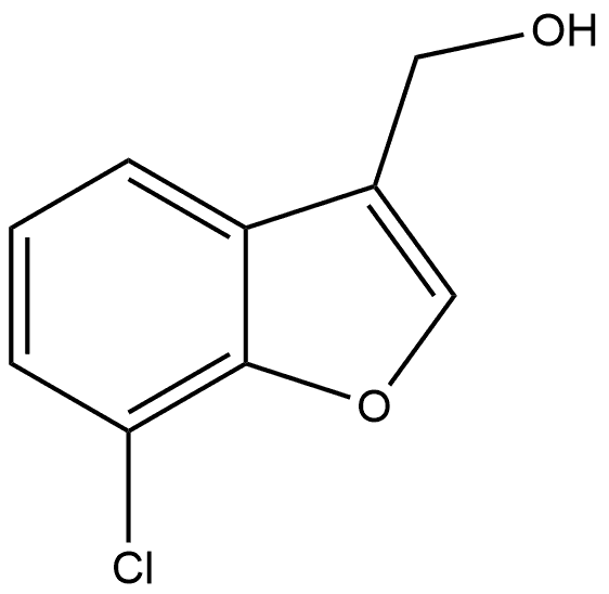 (7-Chloro-3-benzofuryl)methanol Structure