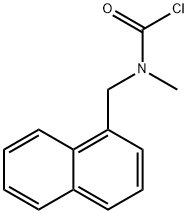 N-methyl-N-[(naphthalen-1-yl)methyl]carbamoyl chloride Structure