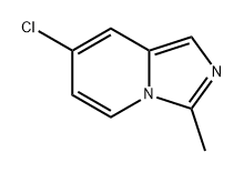 Imidazo[1,5-a]pyridine, 7-chloro-3-methyl- 구조식 이미지