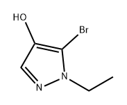 1H-Pyrazol-4-ol, 5-bromo-1-ethyl- Structure