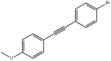 1-bromo-4-[2-(4-methoxyphenyl)ethynyl]benzene Structure
