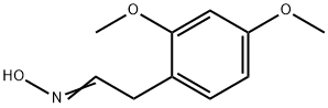 Benzeneacetaldehyde, 2,4-dimethoxy-, oxime 구조식 이미지