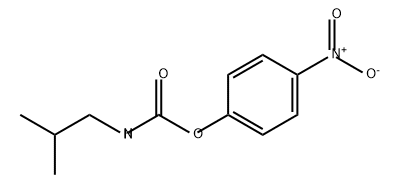 Carbamic acid, N-(2-methylpropyl)-, 4-nitrophenyl ester Structure