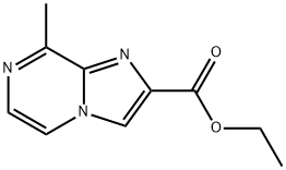 Imidazo[1,2-a]pyrazine-2-carboxylic acid, 8-methyl-, ethyl ester 구조식 이미지