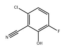 Benzonitrile, 6-chloro-3-fluoro-2-hydroxy- 구조식 이미지