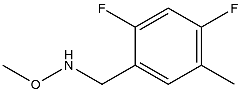 2,4-Difluoro-N-methoxy-5-methylbenzenemethanamine Structure