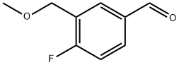 4-fluoro-3-(methoxymethyl)benzaldehyde Structure