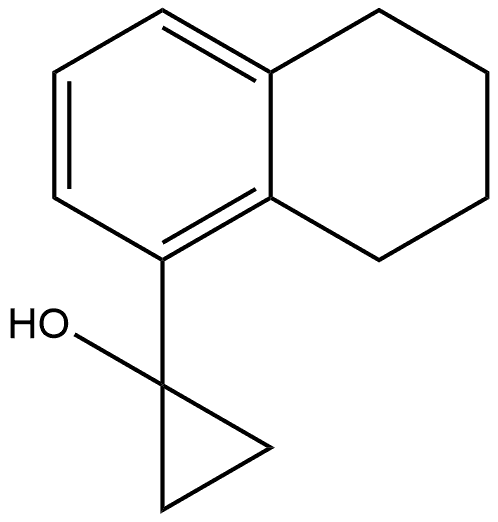 1-(5,6,7,8-Tetrahydro-1-naphthalenyl)cyclopropanol Structure