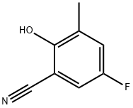 Benzonitrile, 5-fluoro-2-hydroxy-3-methyl- Structure