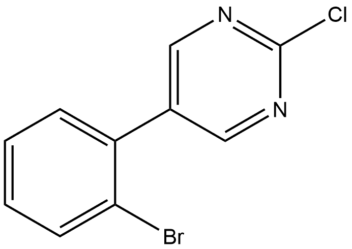 5-(2-Bromophenyl)-2-chloropyrimidine Structure