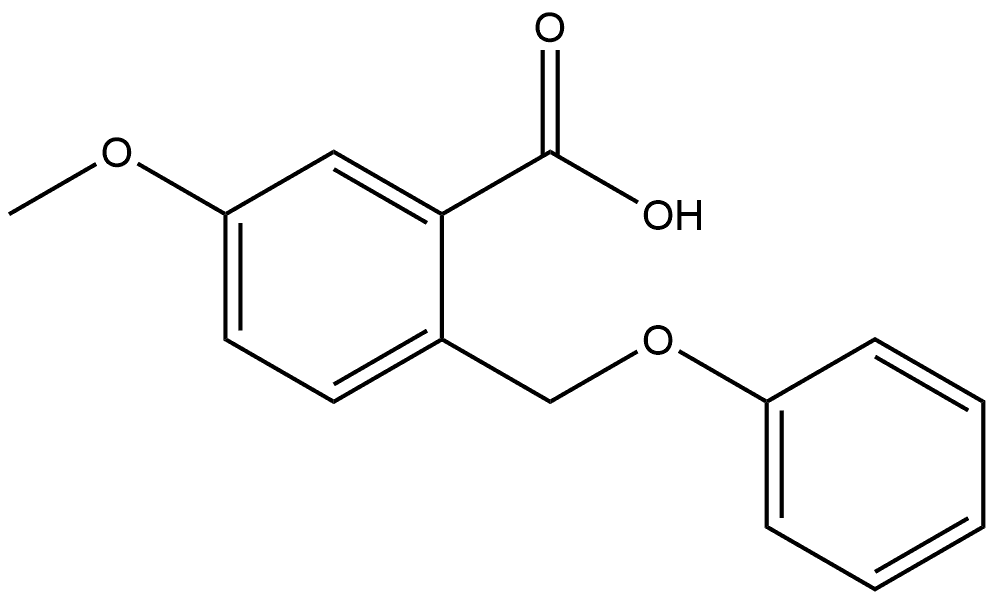 5-Methoxy-2-(phenoxymethyl)benzoic acid Structure