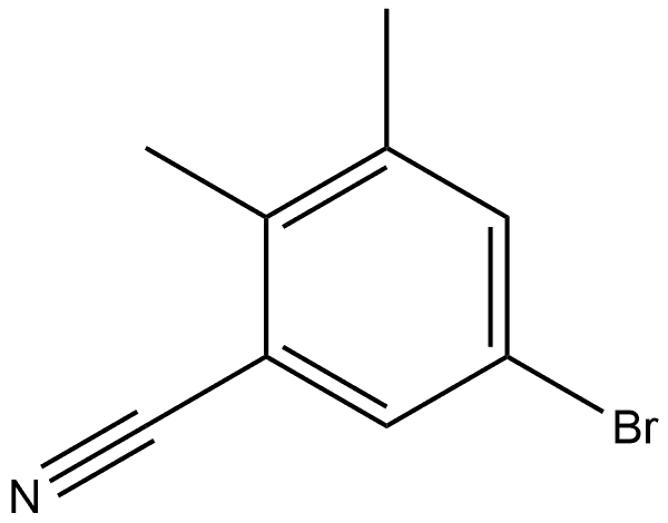 5-Bromo-2,3-dimethylbenzonitrile Structure