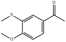 4'-Methoxy-3'-(methylthio)acetophenone Structure