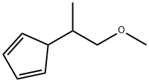 1,3-Cyclopentadiene, 5-(2-methoxy-1-methylethyl)- Structure