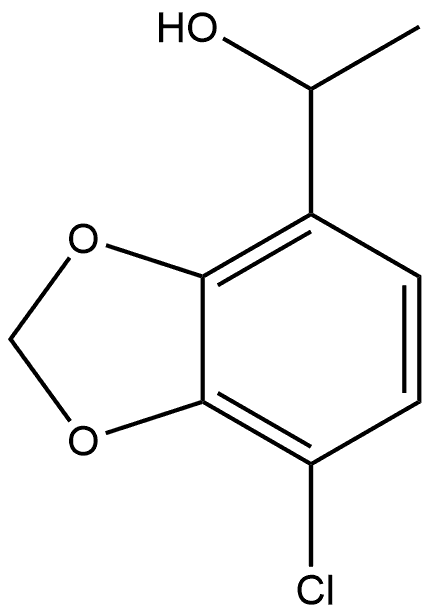 1-(7-chlorobenzo[d][1,3]dioxol-4-yl)ethanol Structure