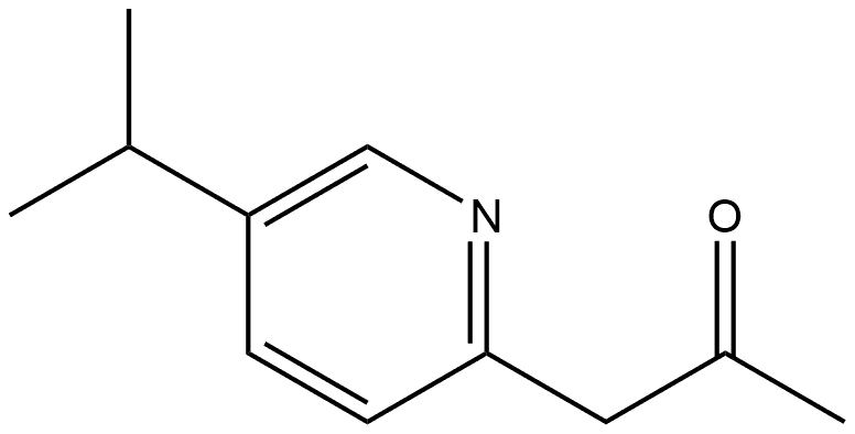 1-(5-Isopropyl-2-pyridyl)-2-propanone Structure