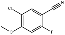 Benzonitrile, 5-chloro-2-fluoro-4-methoxy- Structure